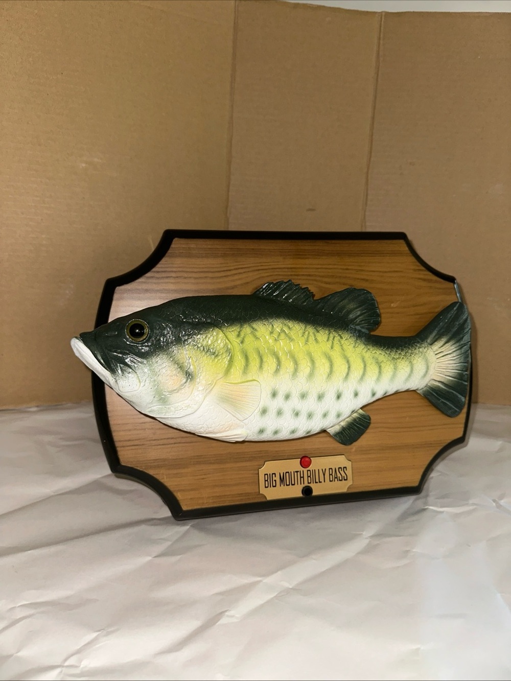 1999 Big Mount Billy Bass “don’t worry “Take me to the river” Singing Wall Fish